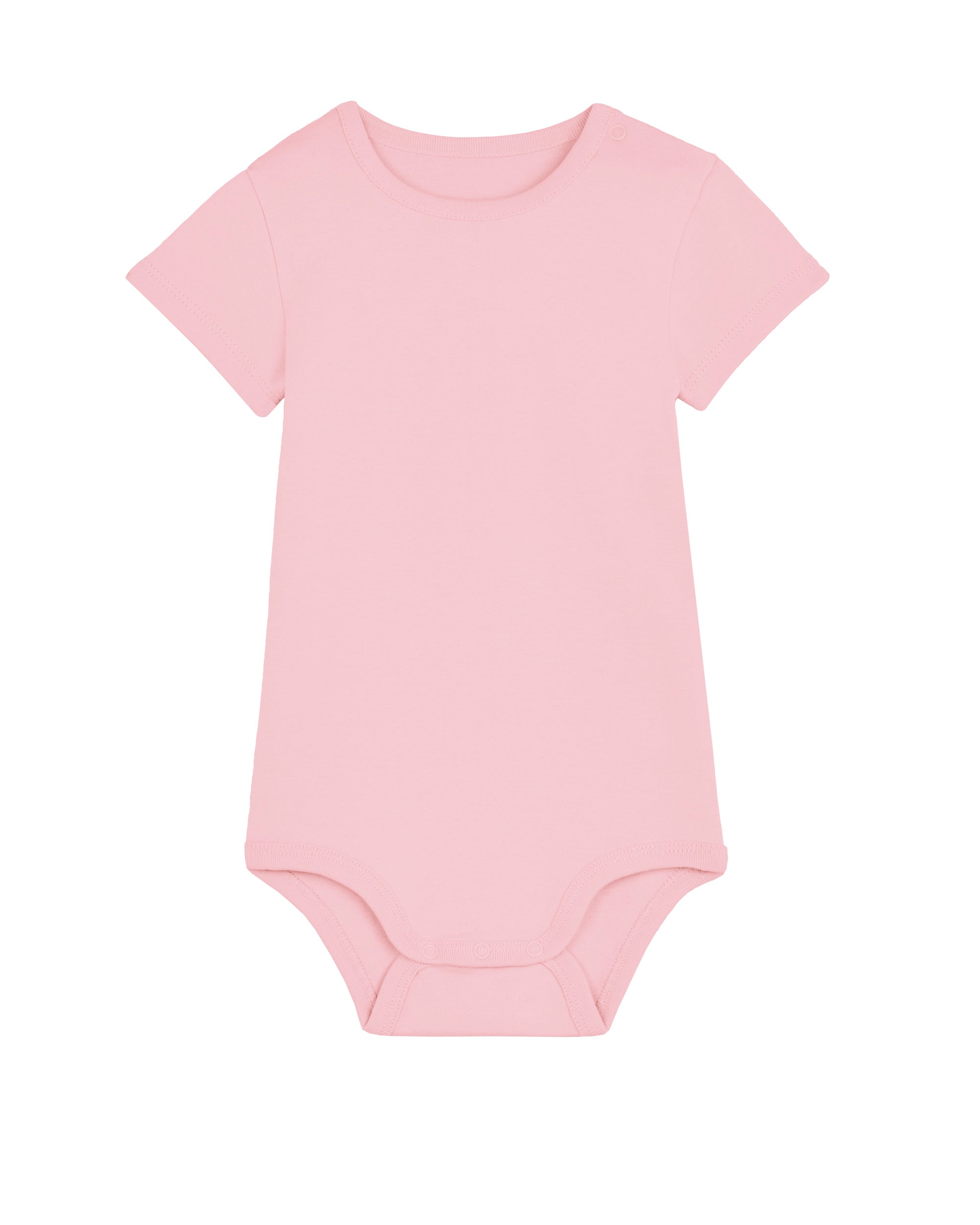 Baby Bodysuit - Cotton Pink - front