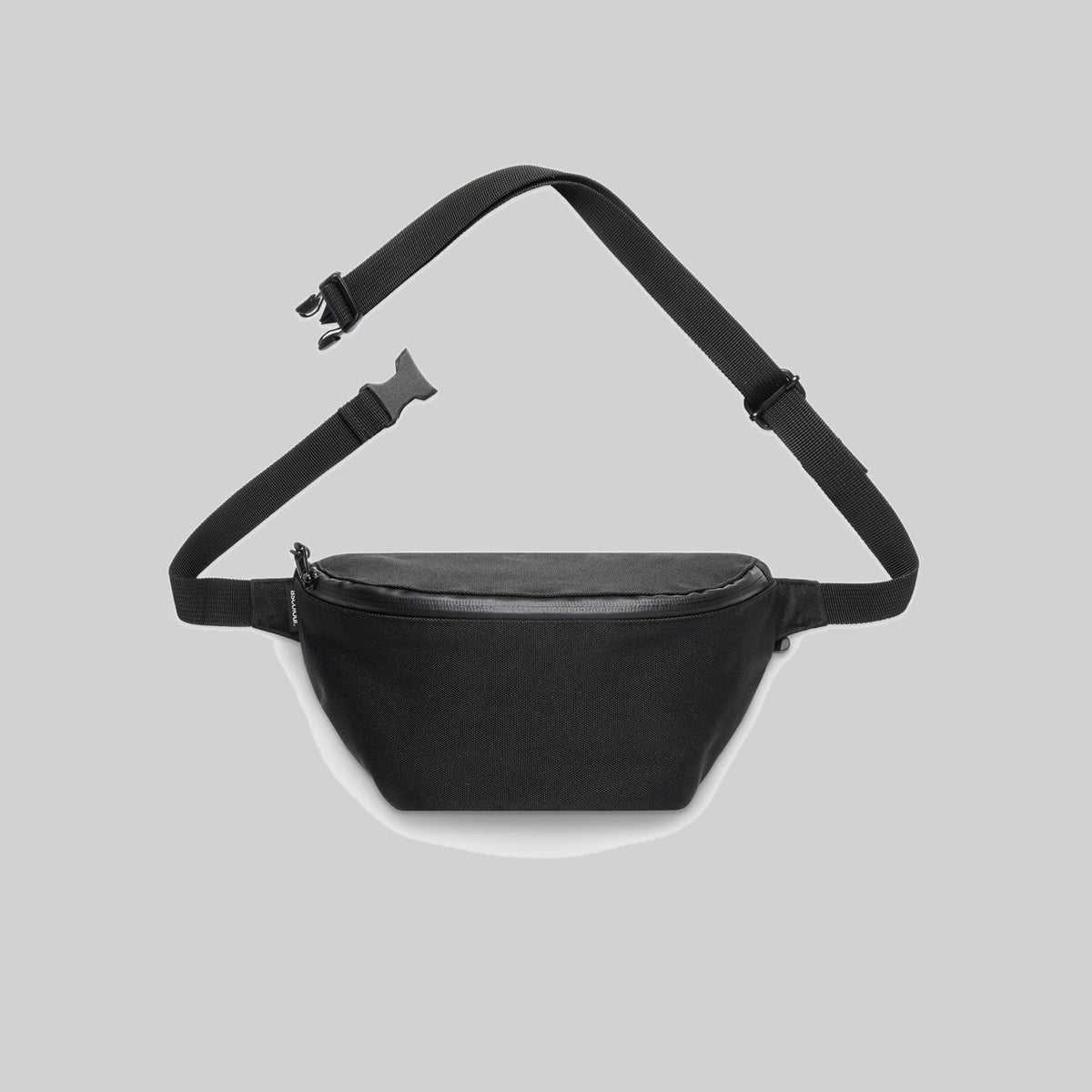 AS Colour Recycled Waist Bag, BLACK, front