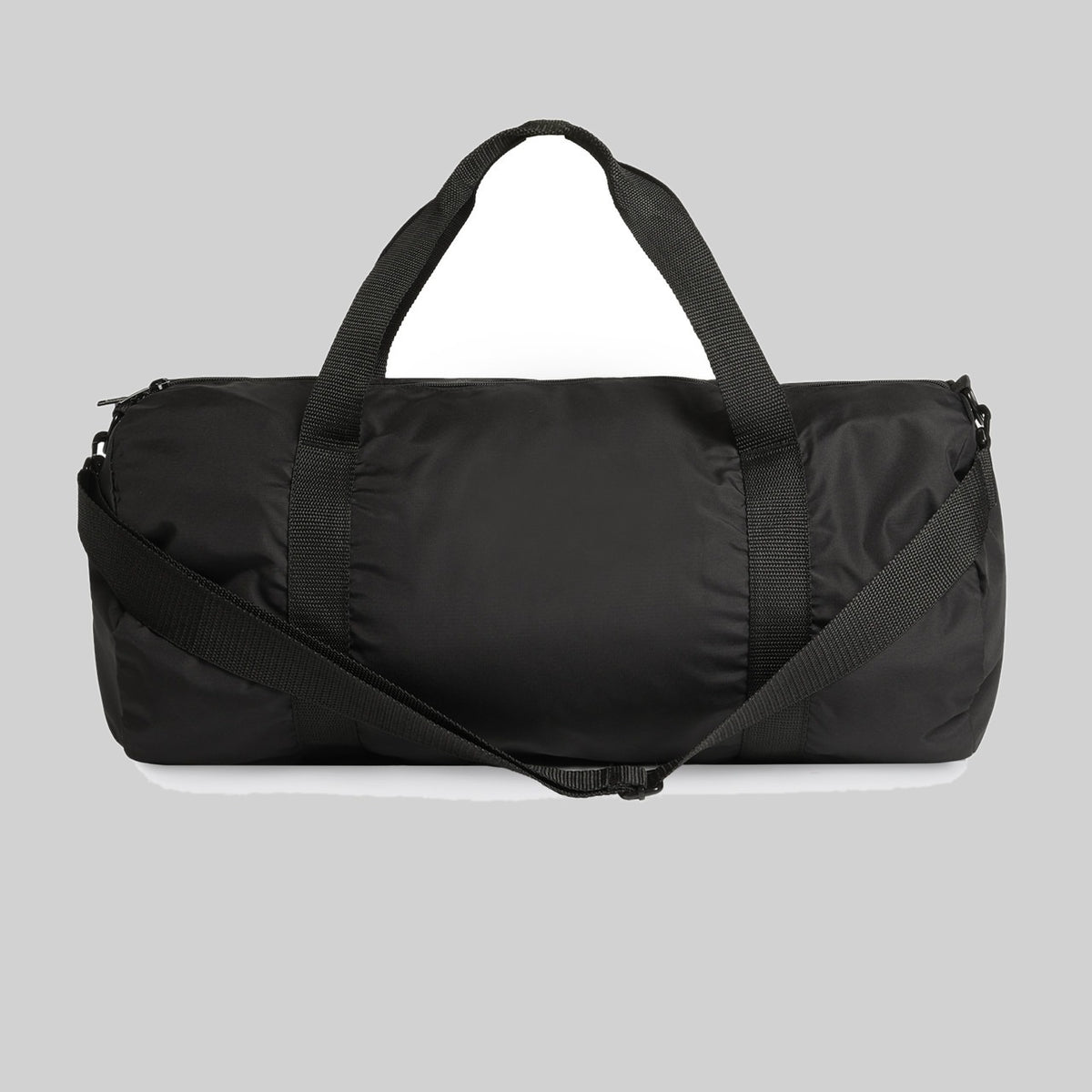 AS Colour Recycled Light Duffel Bag, BLACK, front