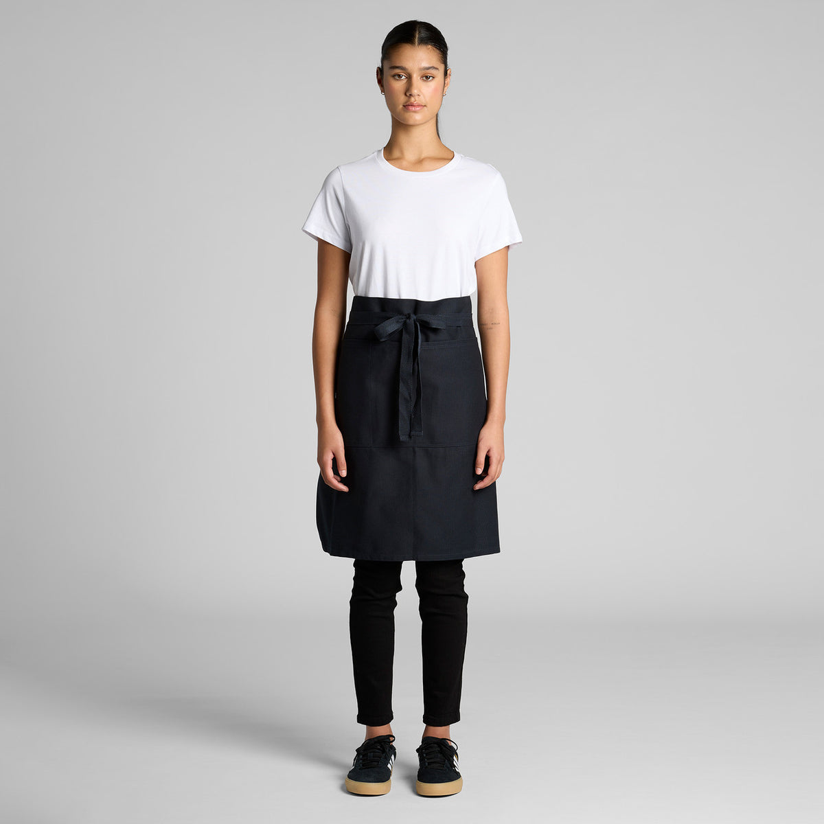 AS Colour Carrie Half Apron, NAVY, front