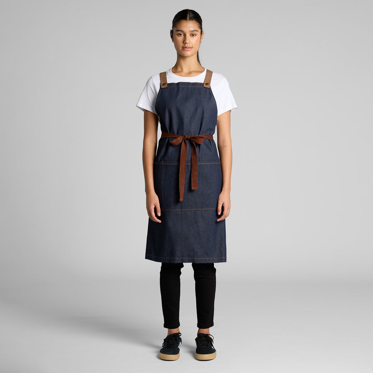 AS Colour Denim Apron, DENIM, front