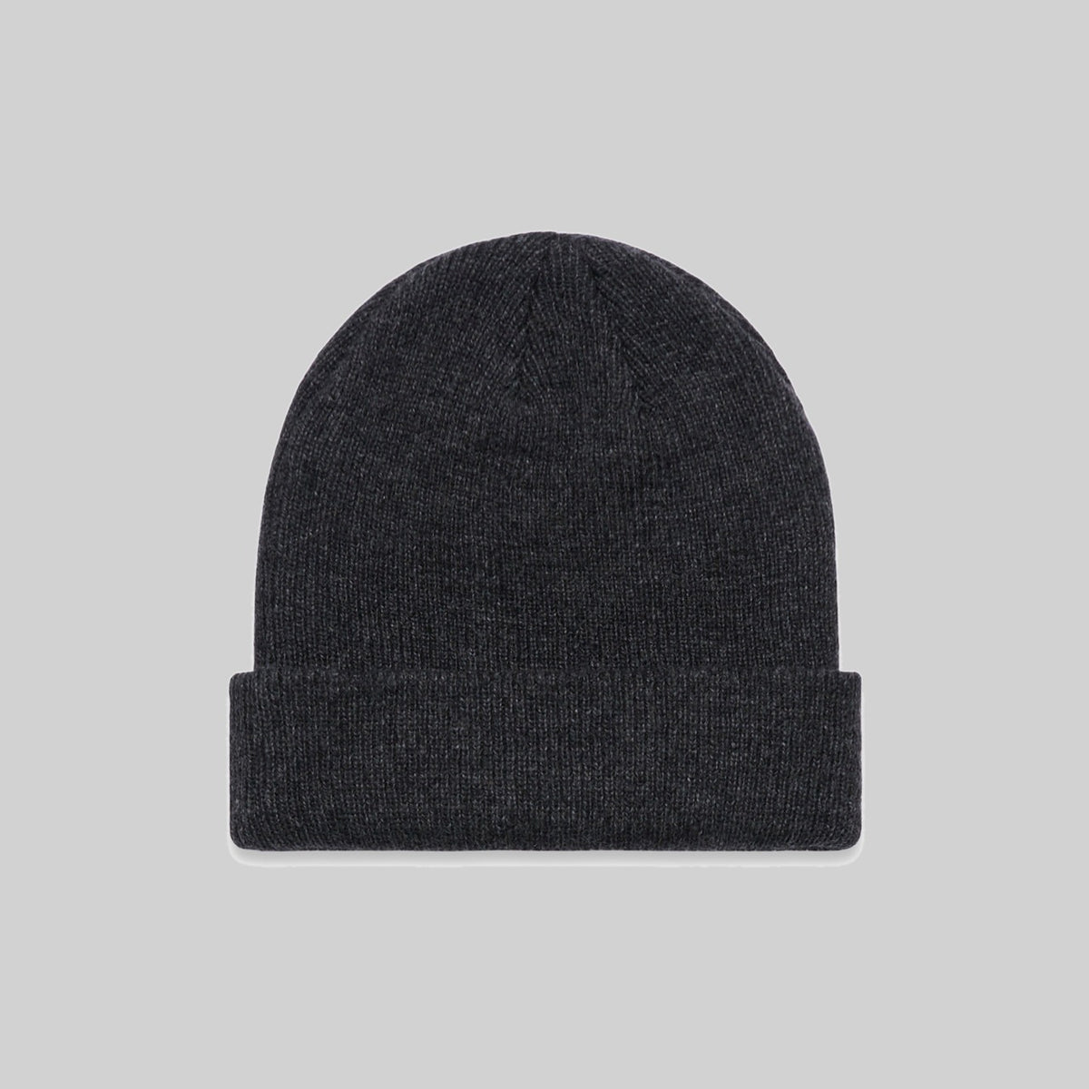AS Colour Knit Beanie, ASPHALT HEATHER, front
