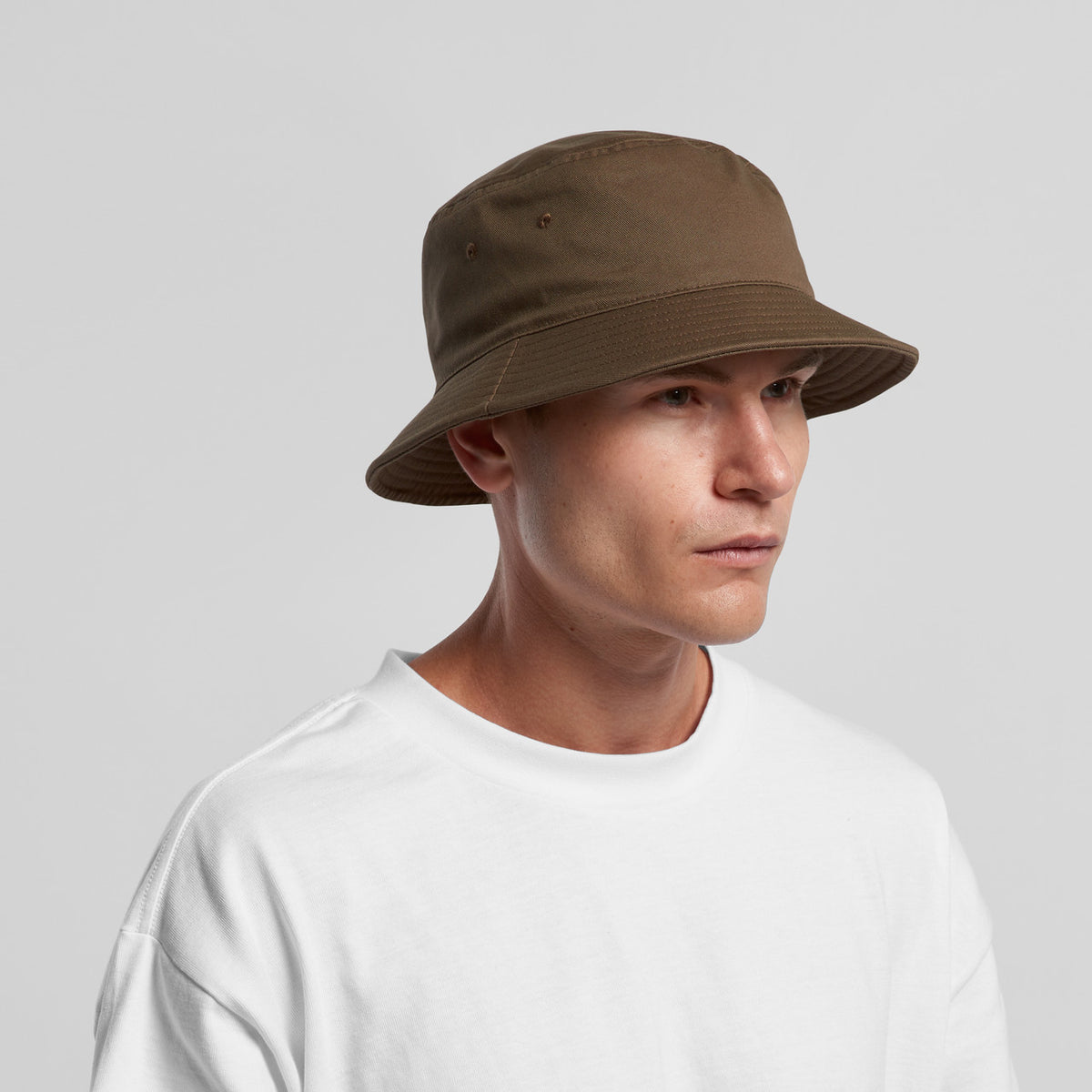 AS Colour Bucket Hat, WALNUT, front