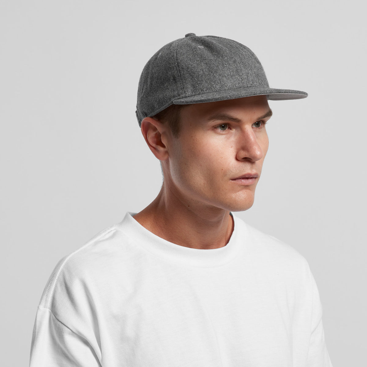 AS Colour Class Wool Cap, STEEL, front