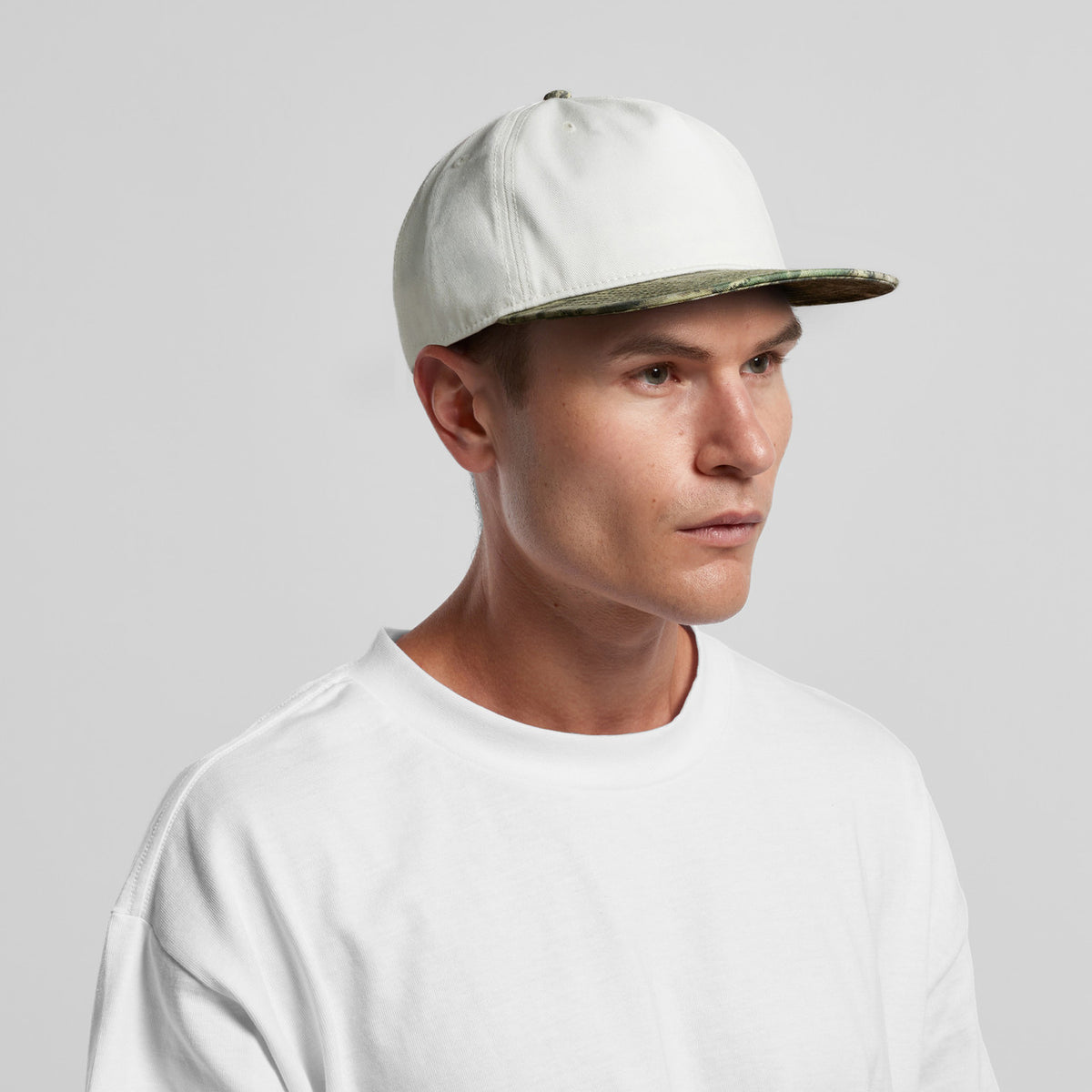 AS Colour Class Two-Tone Camo Cap, NATURAL/TREE CAMO, front