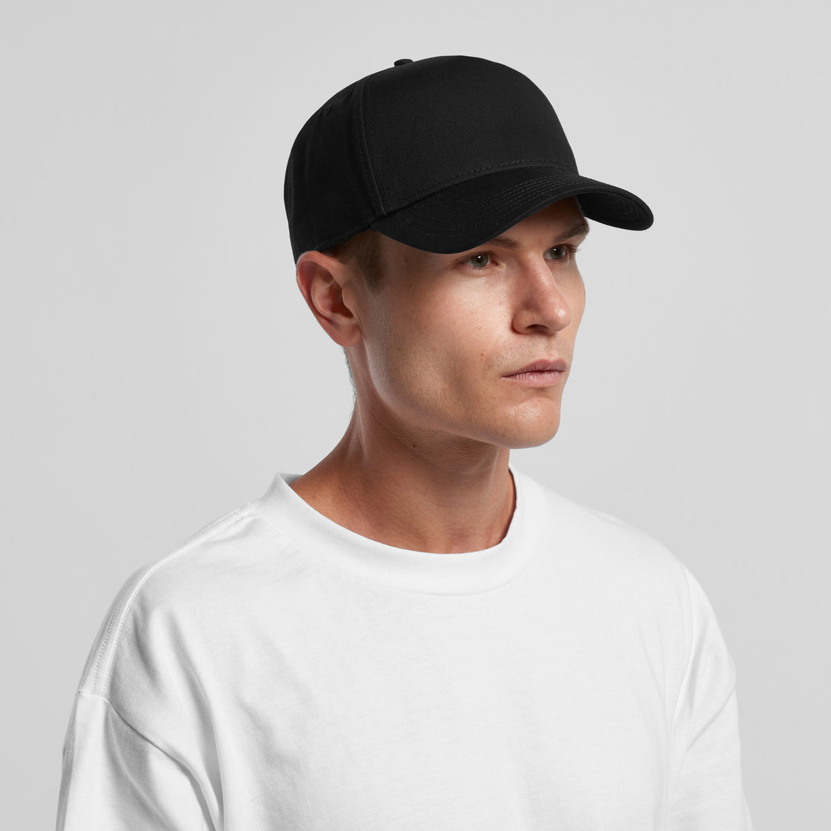 AS Colour Frame Cap, BLACK, front