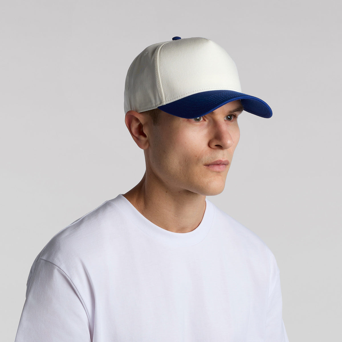 AS Colour Frame Two-Tone Cap, NATURAL/LIBERTY, front