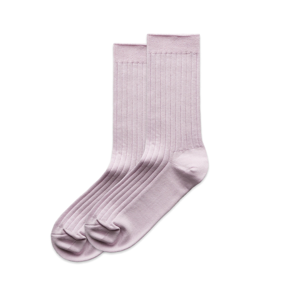 AS Colour Wo's Rib Socks (2 Pairs), ORCHID, front
