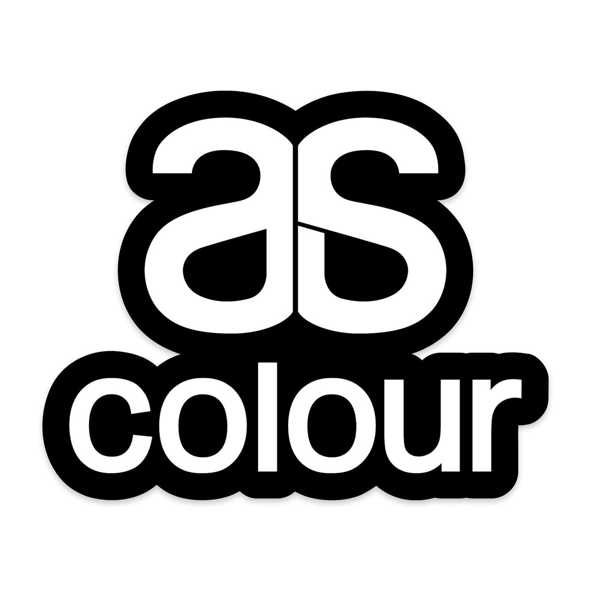 AS Colour AS Sticker, BLACK, front