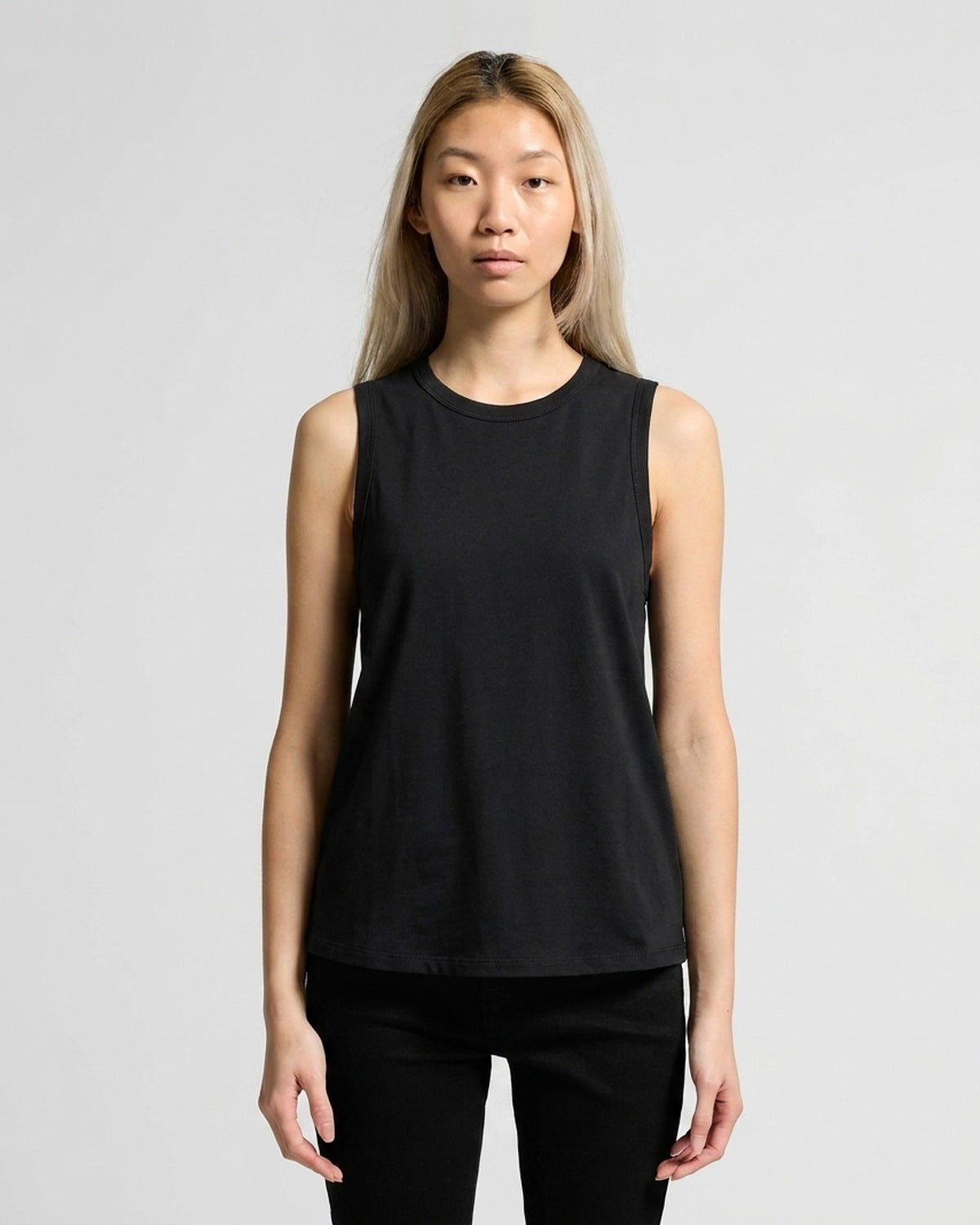 AS Colour Wo's Martina Tank, BLACK, front