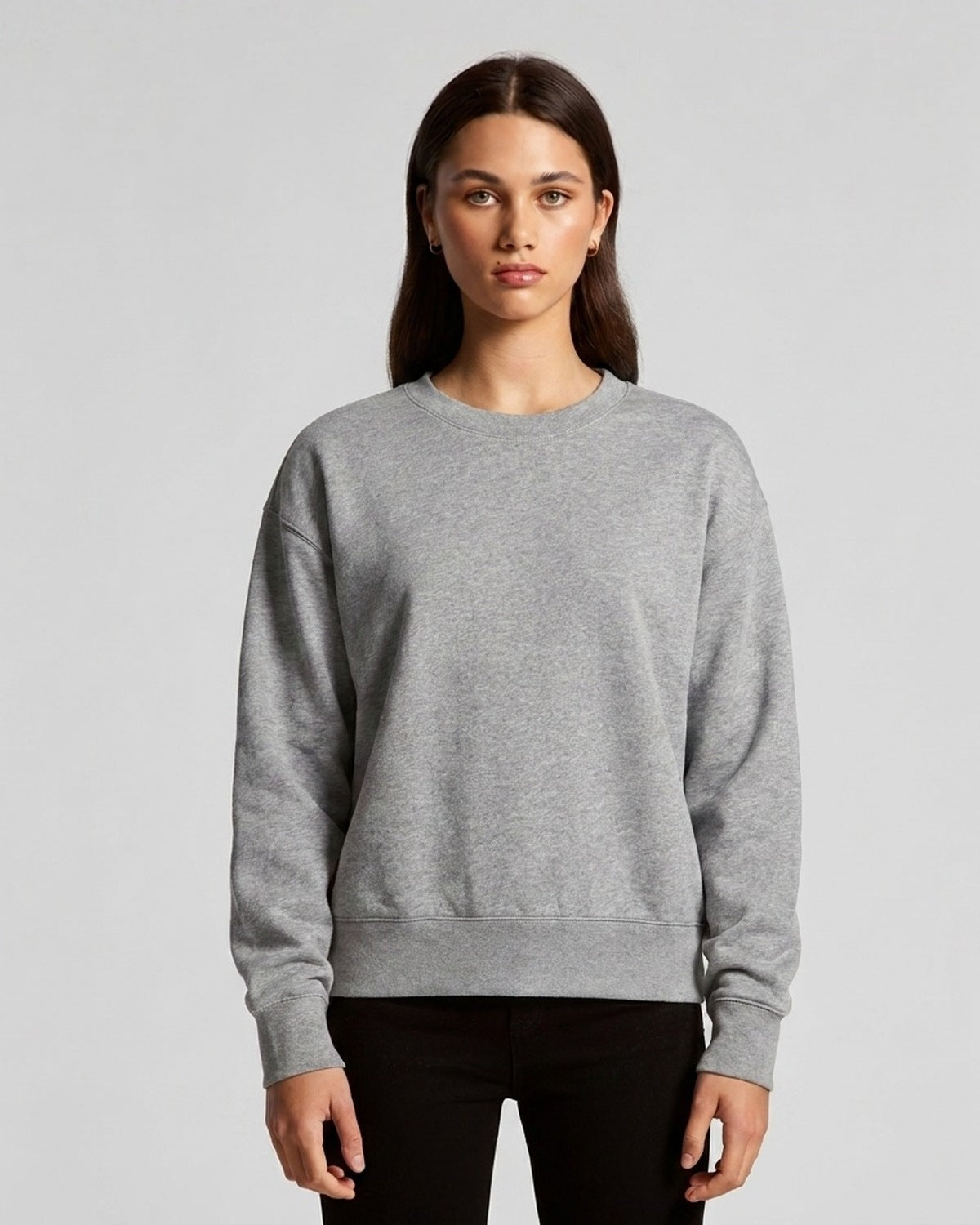 AS Colour Wo's Relax Crew, ATHLETIC HEATHER, front