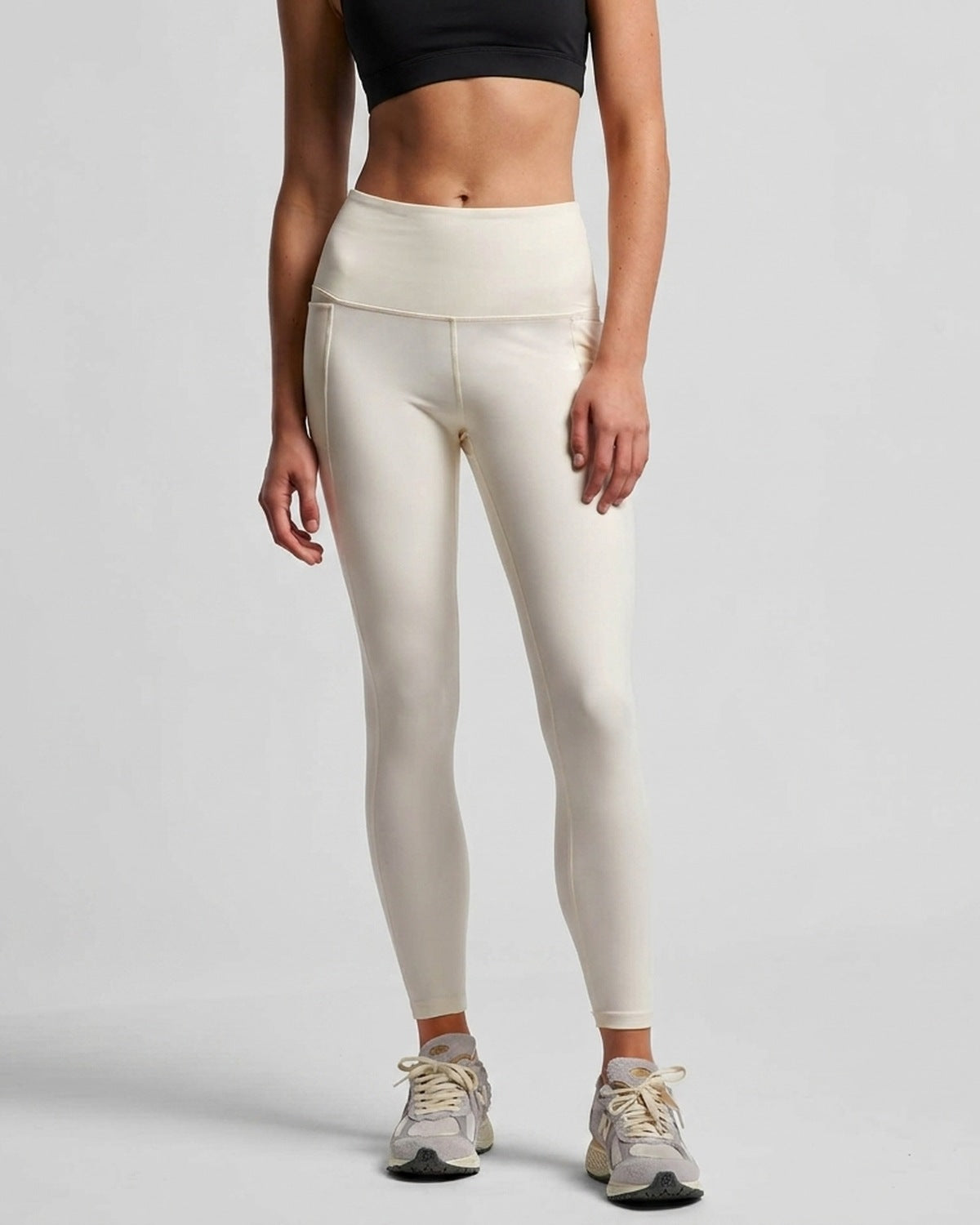 AS Colour Wo's Active Leggings, BLACK, front