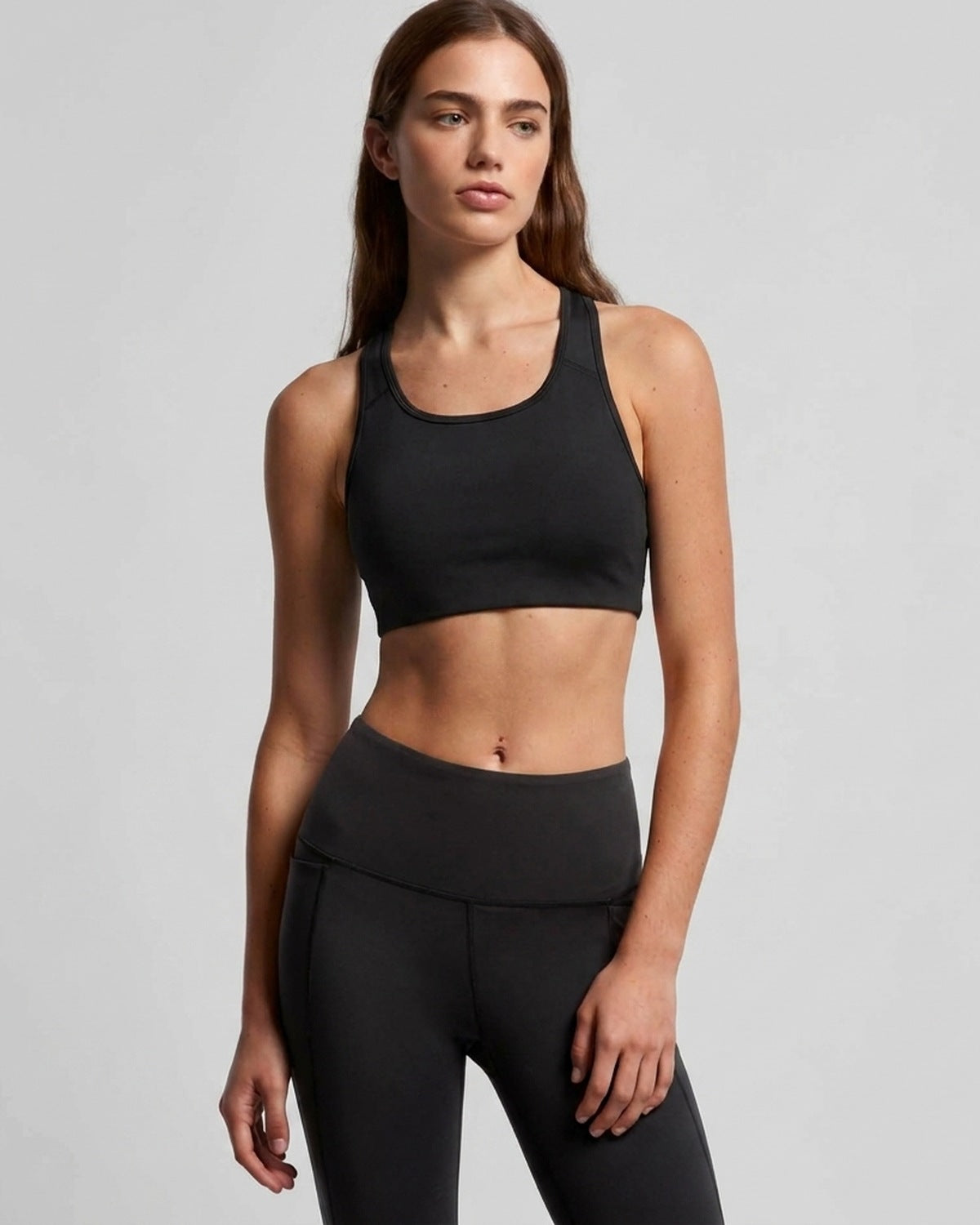 AS Colour Wo's Active Bra Top, BLACK, front