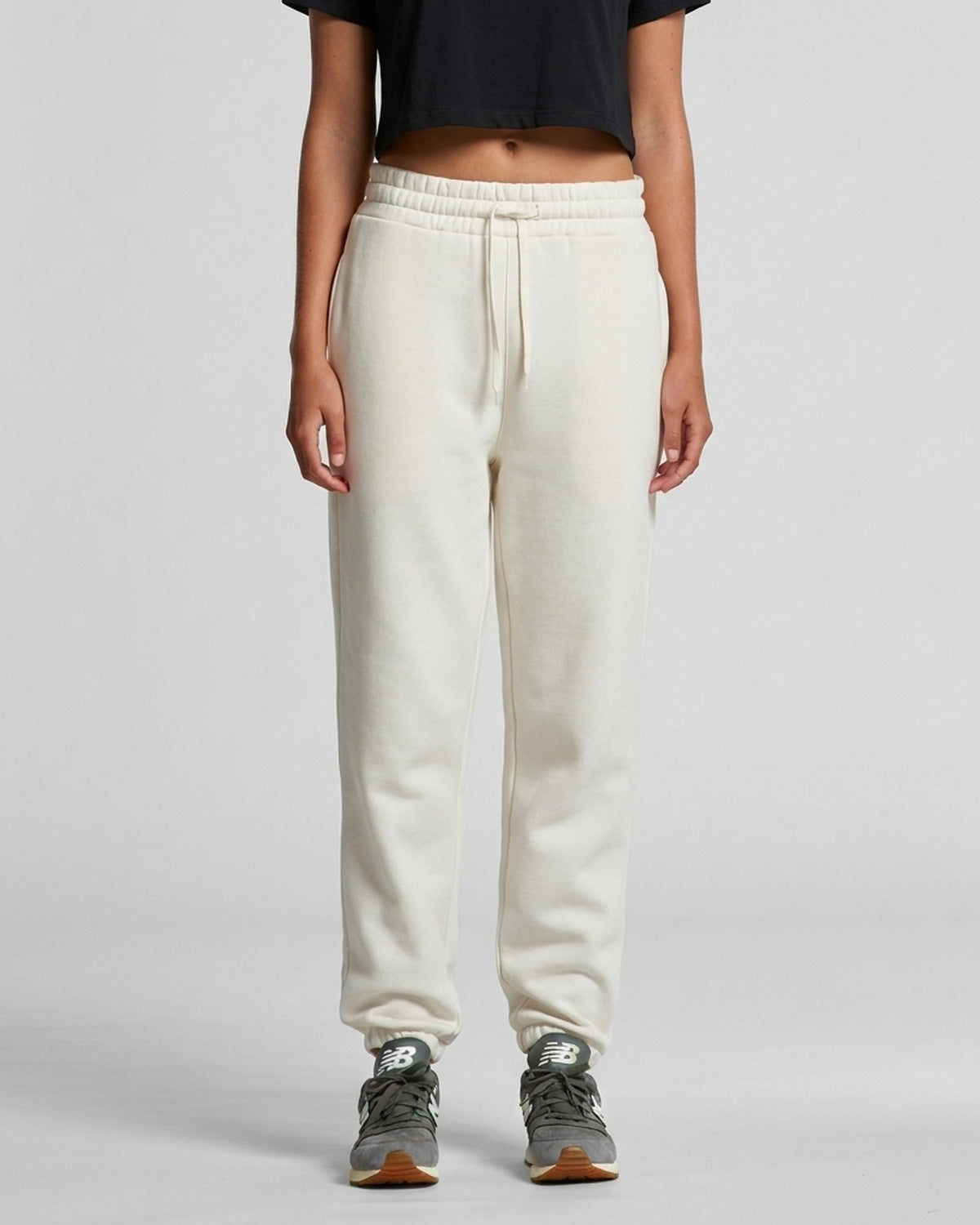 AS Colour Wo's Stencil Joggers, BLACK, front