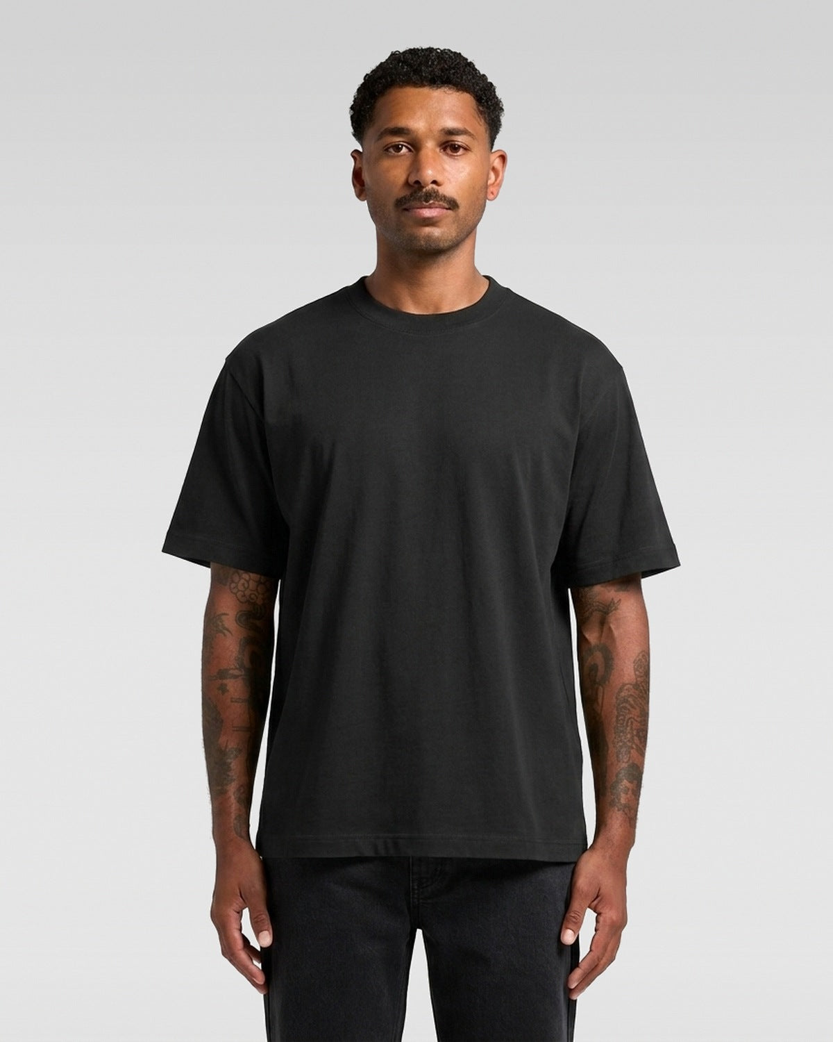 AS Colour Box Tee, BLACK, front