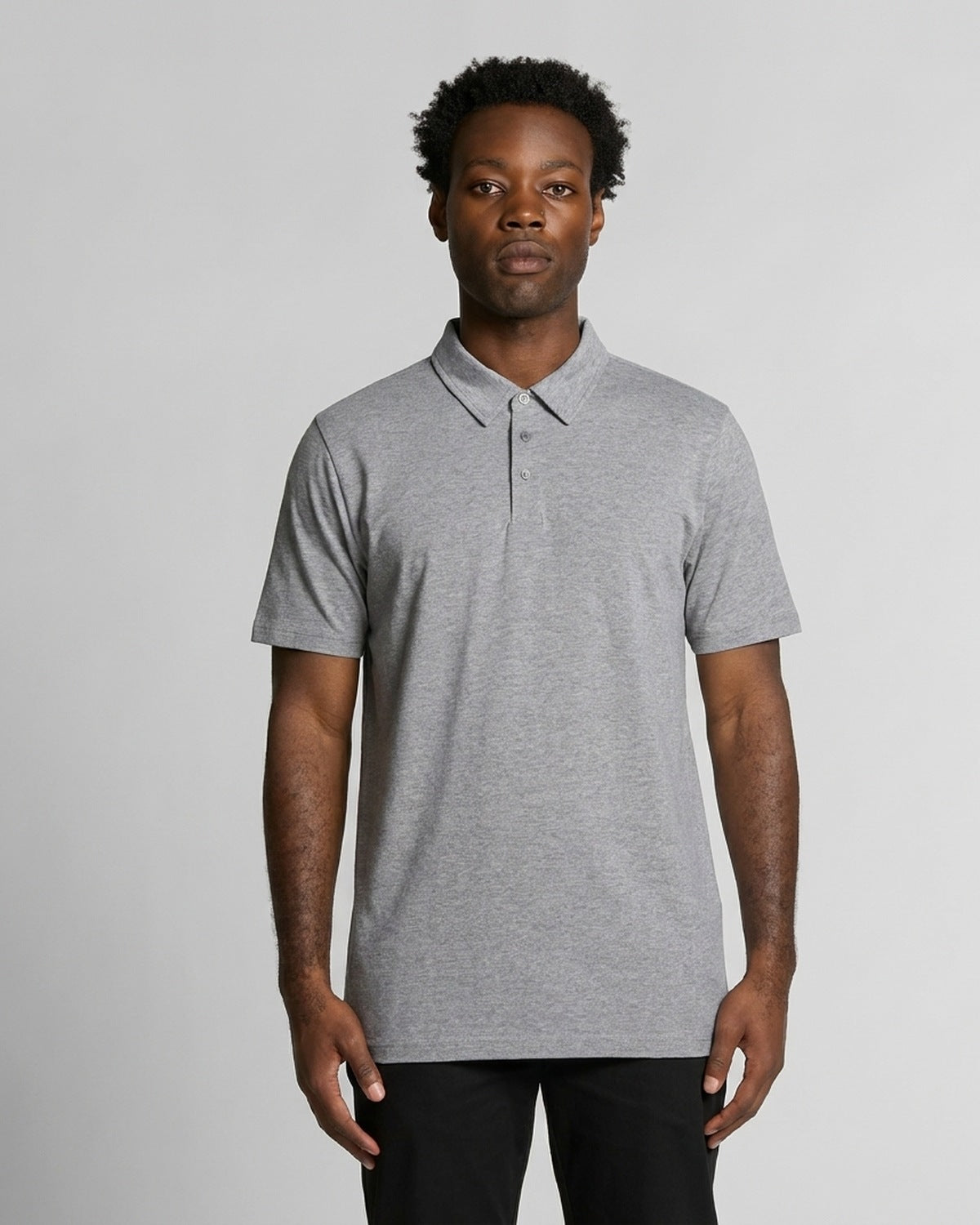 AS Colour Chad Polo, ATHLETIC HEATHER, front