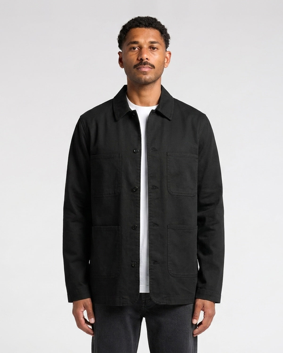 AS Colour Chore Jacket, BLACK, front