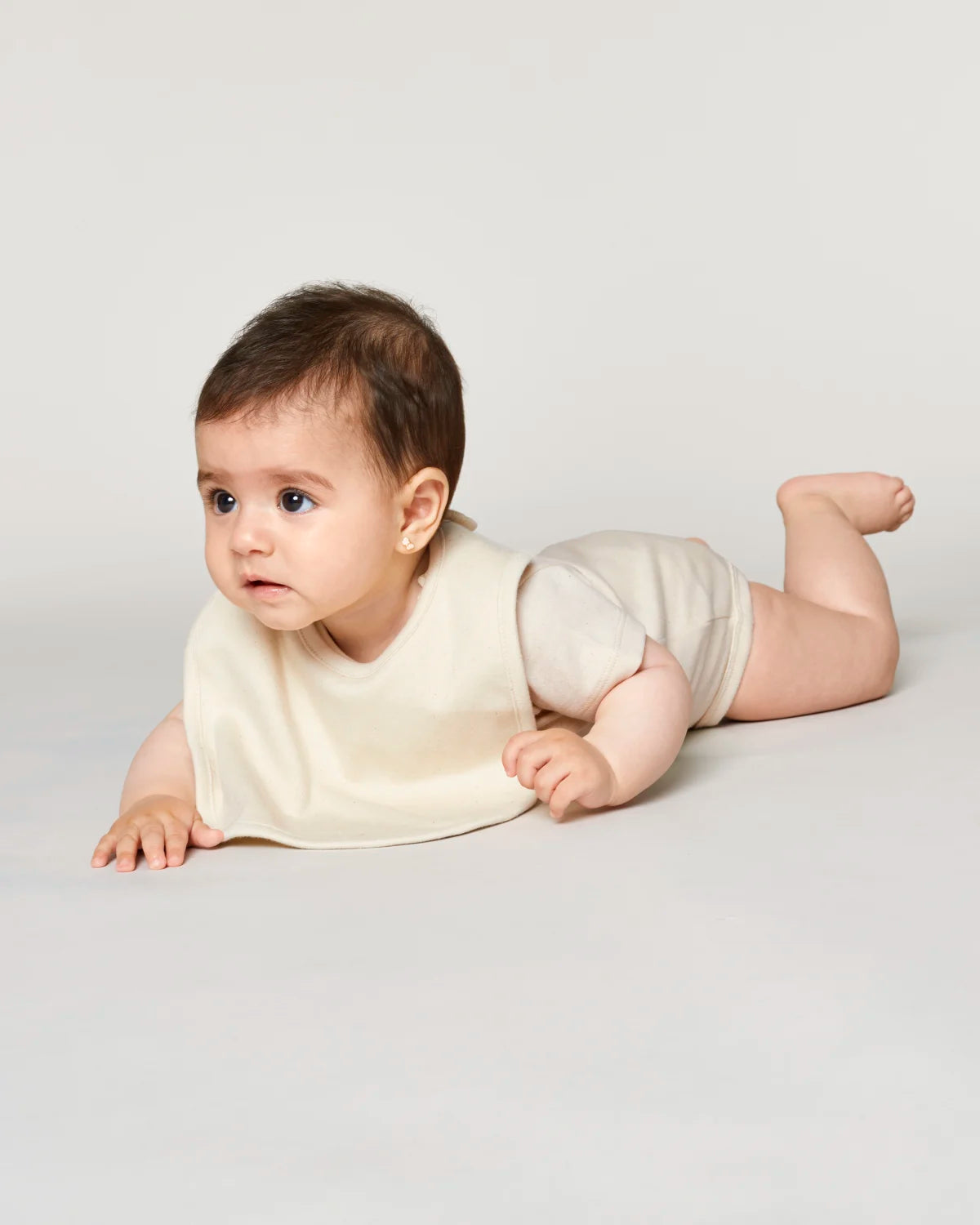 Baby Bib - Natural Raw - Men - front