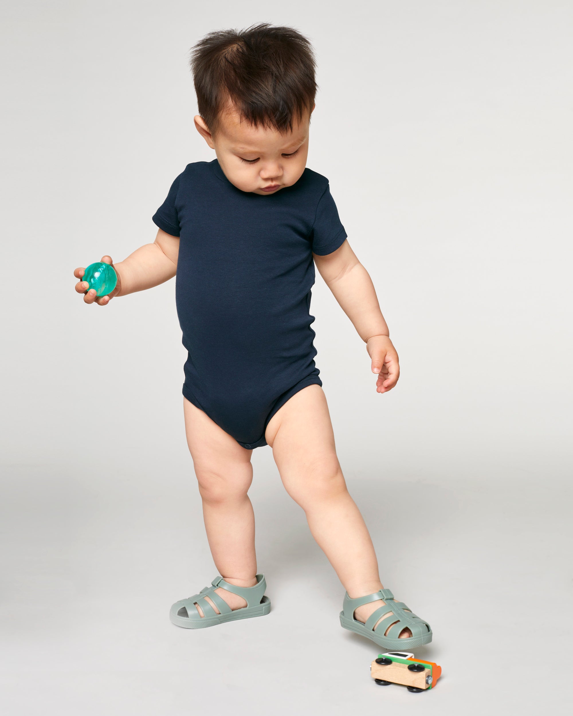 Baby Bodysuit - Navy - Men - front