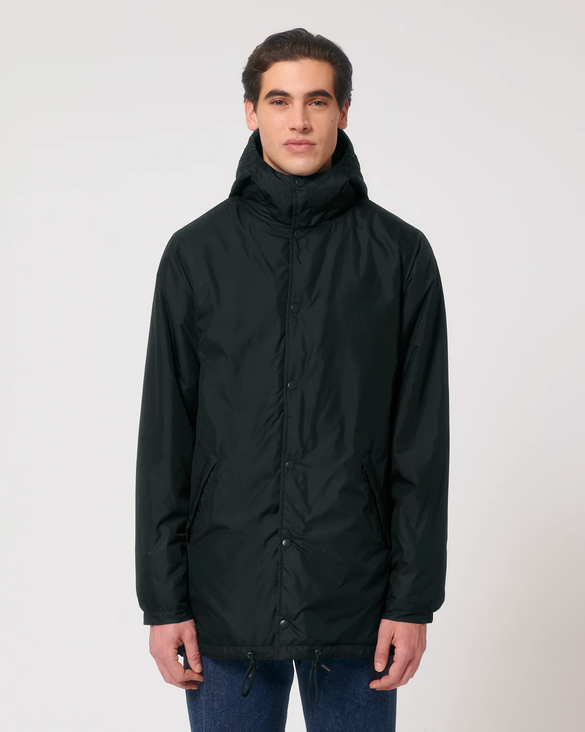 Parka, Black, front