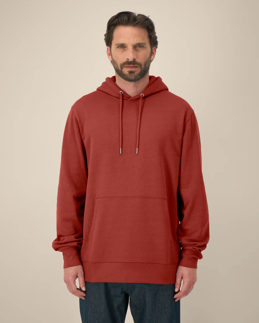 Everyday Hoodie - Earthy Red - Men - front