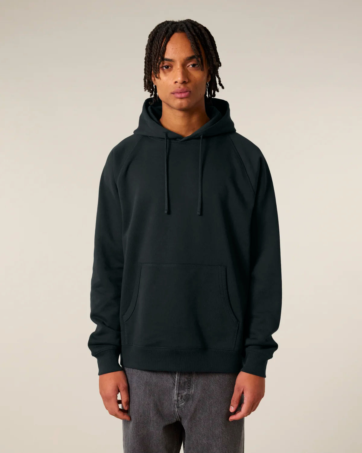 Studio Hoodie, Black, front