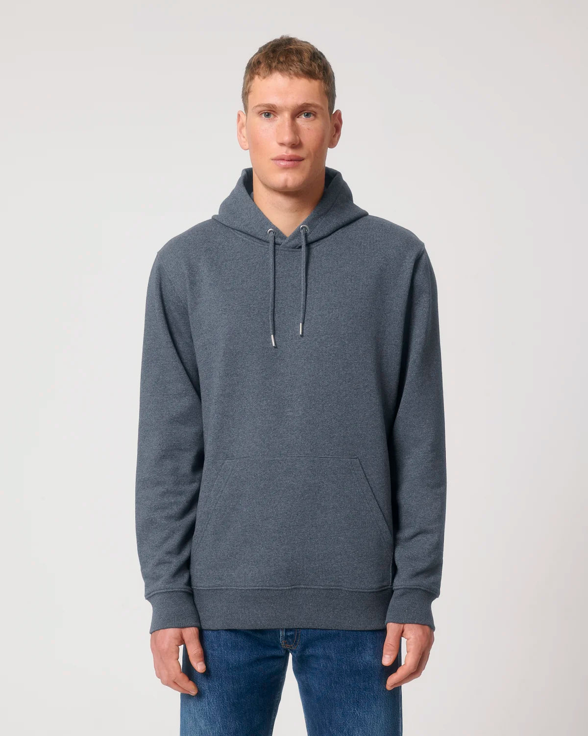 Recycled Hoodie, RE-Navy, front