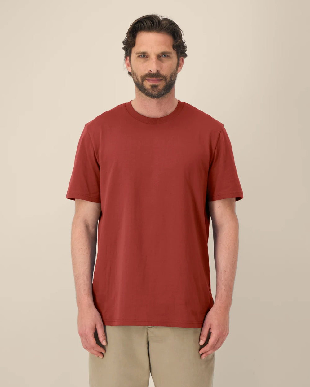 Everyday Tee Men - Earthy Red - Men - front