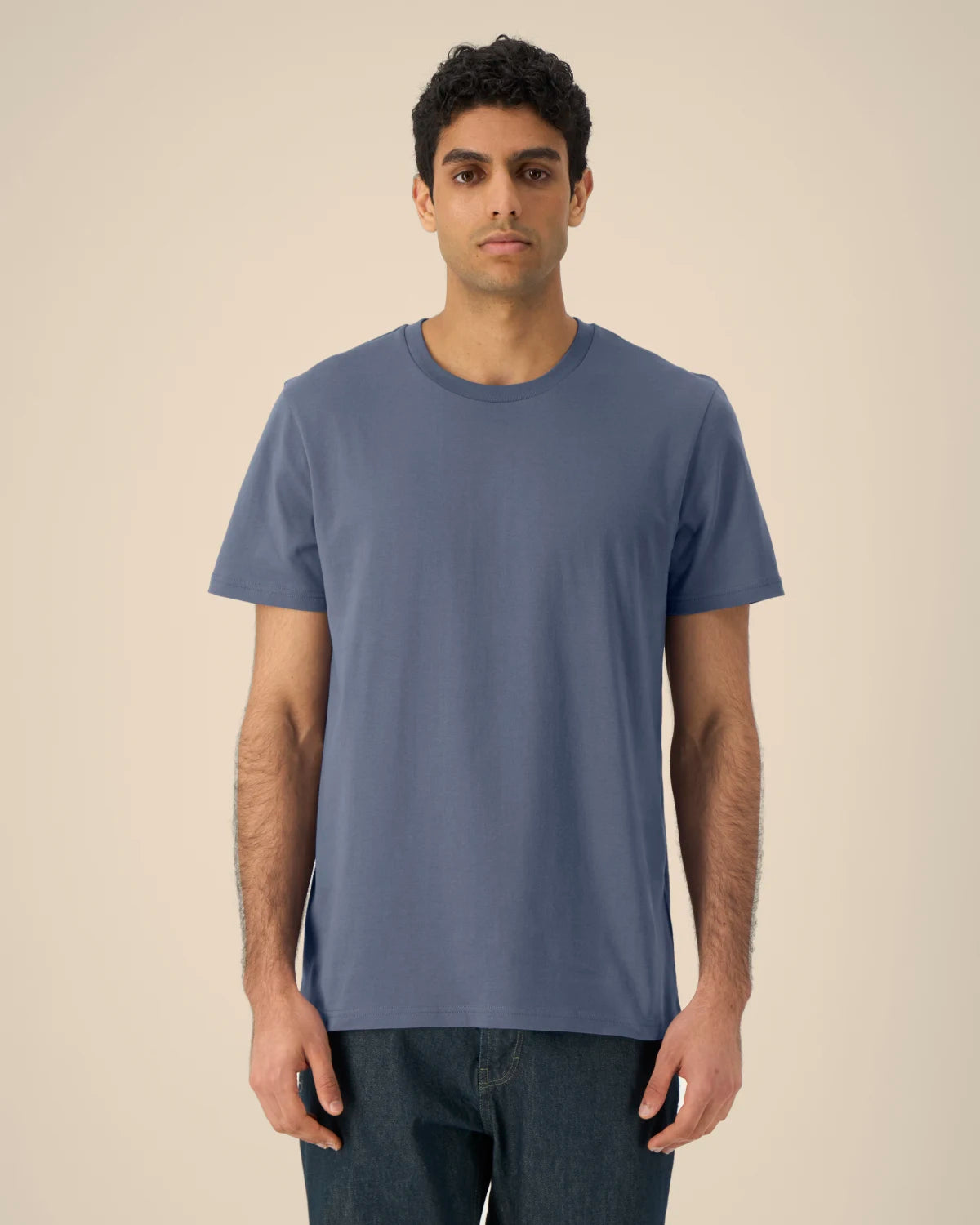 Classic Tee — Men, Blue Grey, front