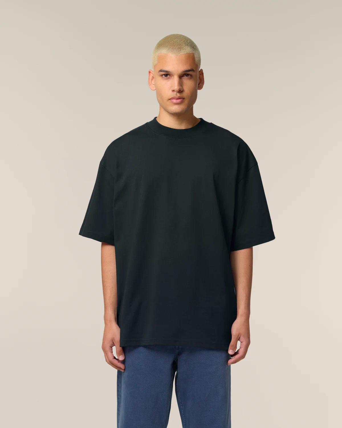 Heavy Tee, Black, front