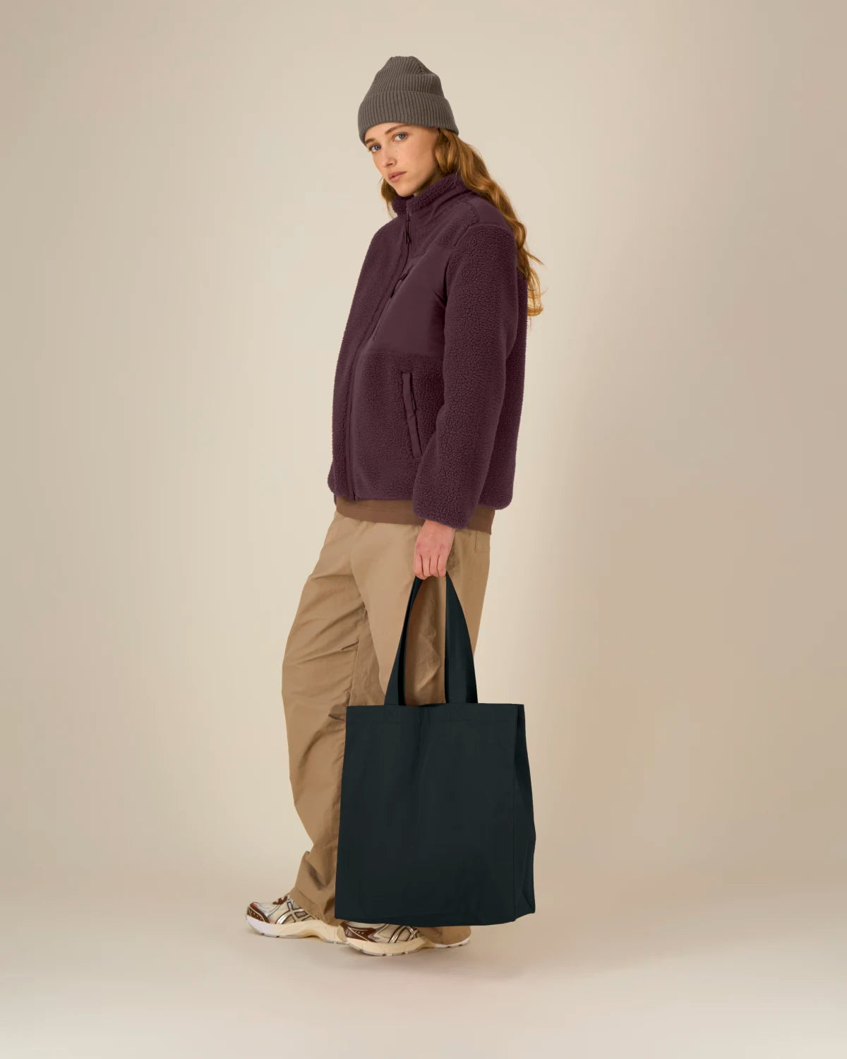 Day Tote, Black, front