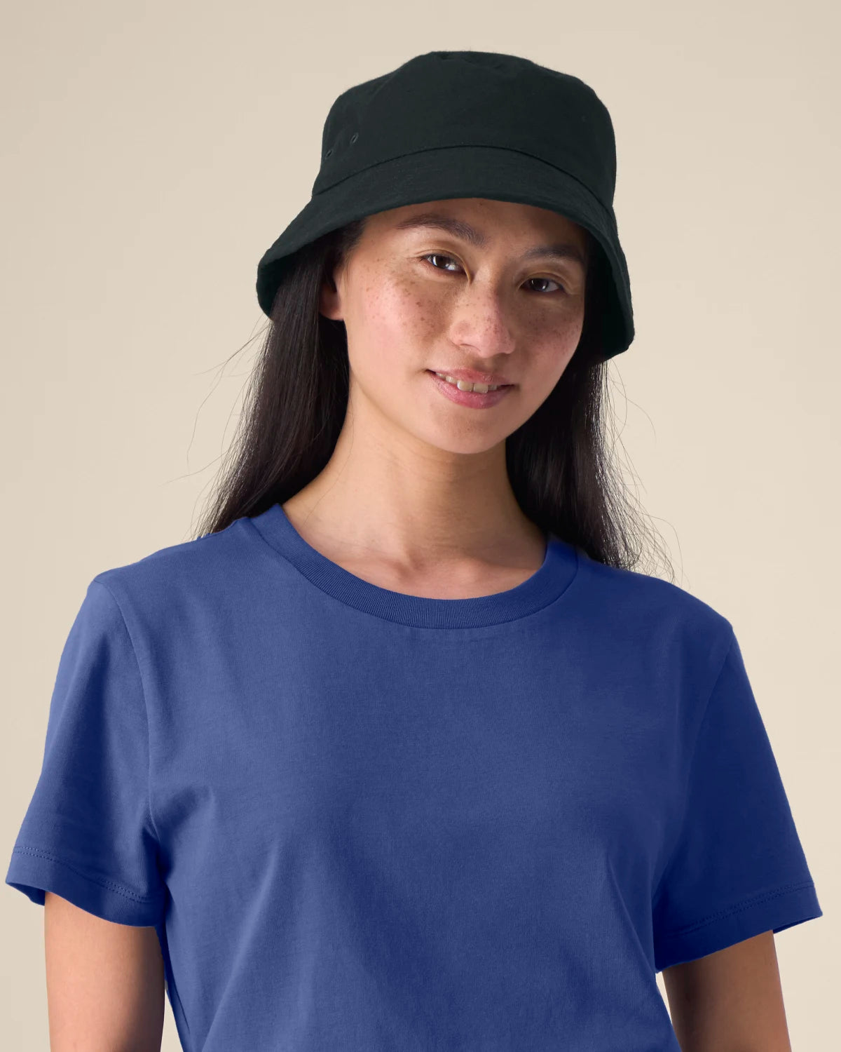 Bucket Hat, Black, front
